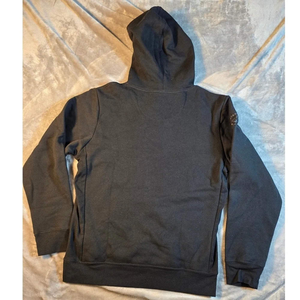 Patagonia Fleece Hoodie Mens Small Black Graphic Pullover Ventura‎ California